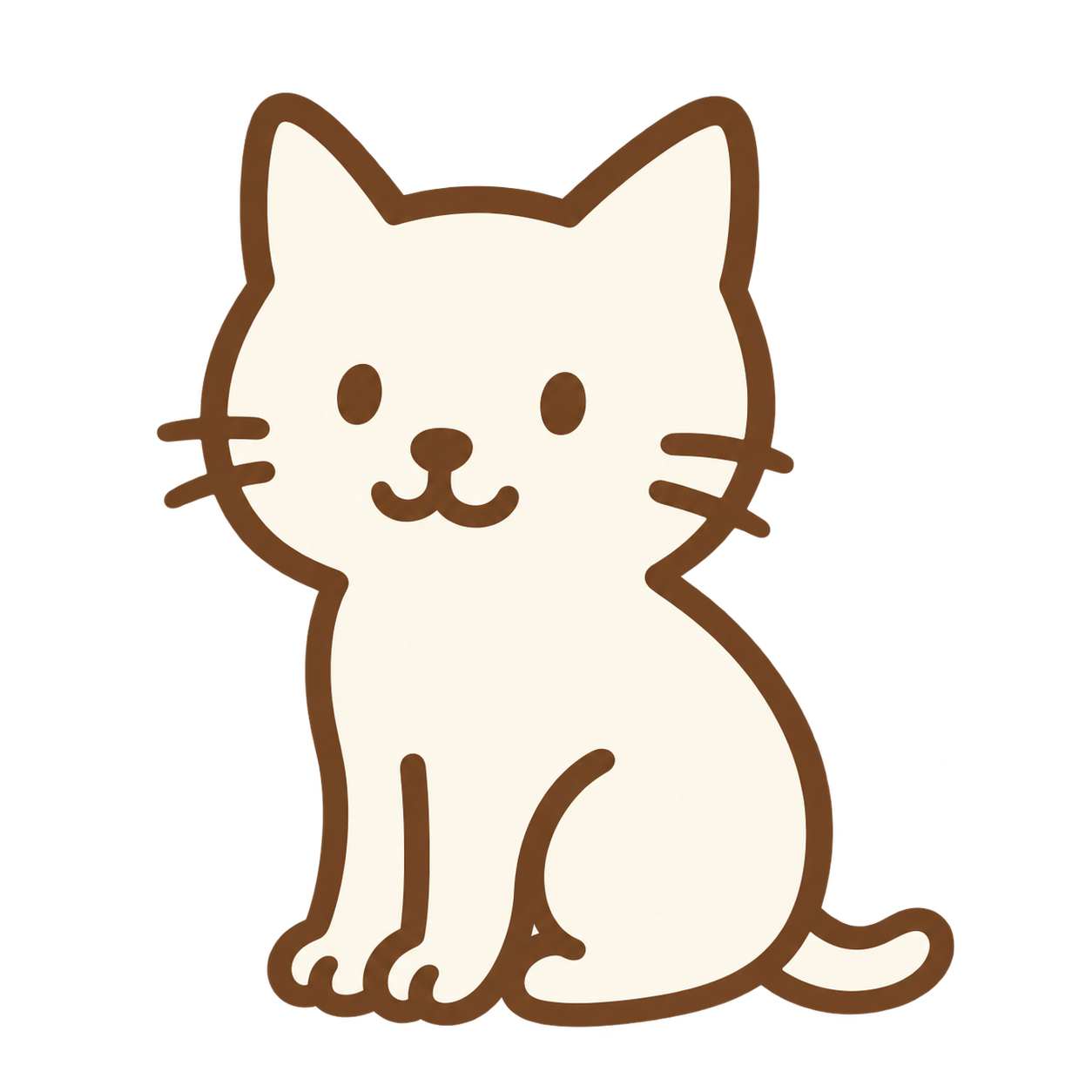 ぎぶゆあすまいるの猫のマーク